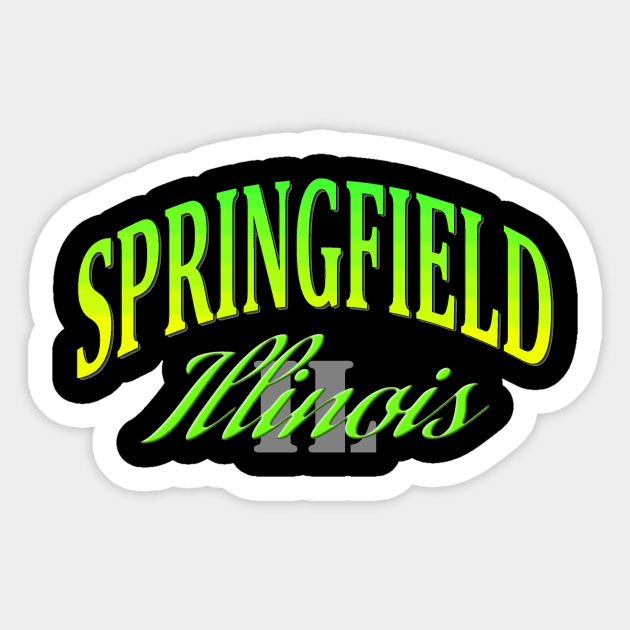 City Pride: Springfield, Illinois Sticker by Naves